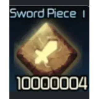100K SWORD PIECE 1,2,3 - BROKEN BLADE (NOT DUPE!!)