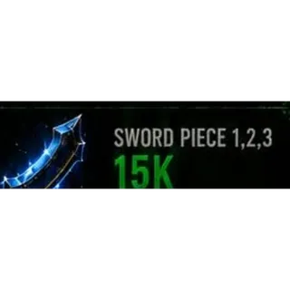 SWORD PIECE 1,2,3 - BROKEN BLADE