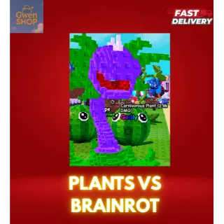 CARNIVOROUS PLANT  PLANTS VS BRAINROT