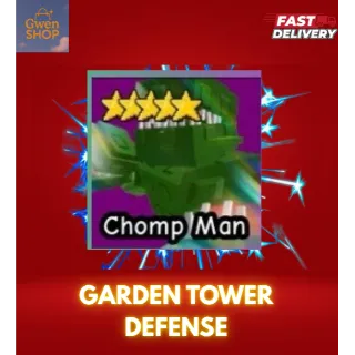 CHOMP MAN GARDEN TOWER DEFENSE
