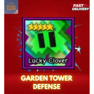 LUCKY CLOVER GARDEN TOWER DEFENSE