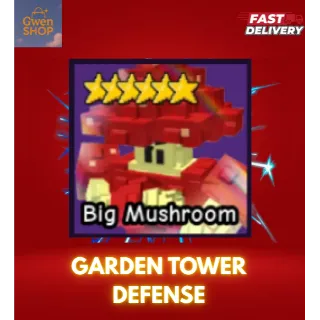 BIG MUSHROOM GARDEN TOWER DEFENSE