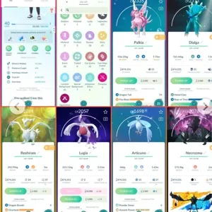 🔥 Pokemon Go Account - 6 SHINY LEGENDARY✨SHINY PALKIA ORIGIN✨SHINY DIALGA ORIGIN ADV EFFECT✨SHINY RESHIRAM