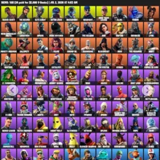 🔥 Fortnite OG Account - 108 skins | Travis Scott