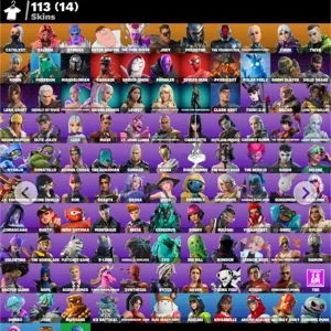 🔥 Fortnite OG Account - 113 skins | Lara Croft | Predator | Godzilla