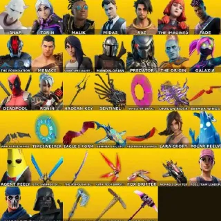 [PC/XBOX] | 101 skins | 750 V-bucks | Leviathan Axe | OG STW |