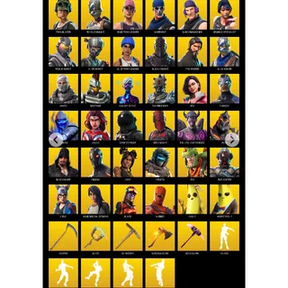 Fortnite 94 skins| Floss | OG STW | Black Knight | Sparkle Specialist | Royale Knight | The Reaper 
