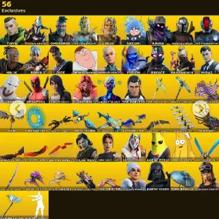 [PC] | 224 skins | Renegade Raider | Blizzard Bomber | Darth Vader | Twyn | Eternal Knight | Omegarok |