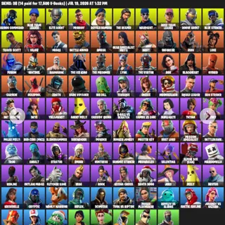 🔥 Fortnite OG Account - 98 Skins ⭐Travis Scott⭐Take the L