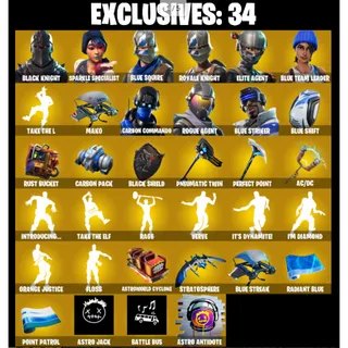 🔥 Fortnite OG Account - 91🧥Black Knight + Sparkle Specialist