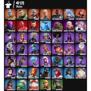 Fortnite Account | Spider-Man + Geralt + Aura + Crystal | Full Access | Instant Delivery