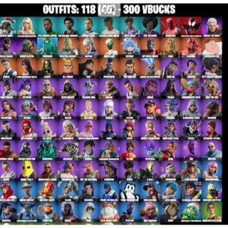 🔥 Fortnite OG Account - 118 Skins Omegarok