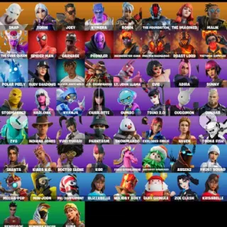 59 skins | Snap | Torin | Joey | Kymera | Ronin | The Foundation | The Imagined | Malik