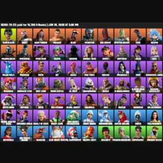 🔥 Fortnite OG Account - 70 Skins  | Take The L |