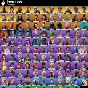 🔥 Fortnite OG Account - 120 Skins🌟 Black Knight 🌟 IKONIK 🌟The Reaper 🌟Sparkle Specialist 🌟 Blue Squire 🌟 Royale Knight