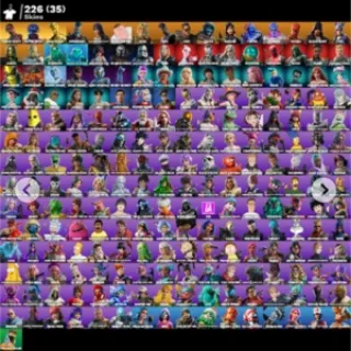🔥 Fortnite OG Account - 226 skins | Travis Scott