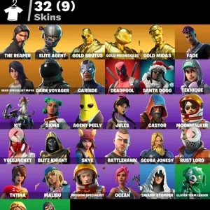 🔥 Fortnite OG Account - 32 skins | The Reaper ✴️ Elite Agent ✴️ Take The L ✴️ Orange Justice ✴️ Deadpool ✴️ Rust Lord