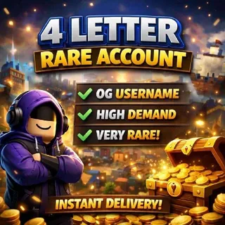 RBL - 4 Letter account ➤ Rare nick ➤ Old empty account RBL