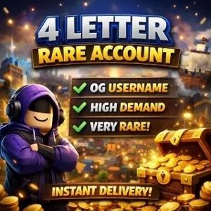 RBL - 4 Letter account ➤ Rare nick ➤ Old empty account RBL