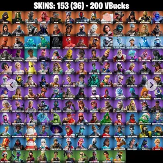 🔥 Fortnite OG Account - 153 Skins | IKonik | Reaper | Codename E.l.f