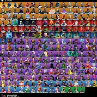 🔥 Fortnite Stacked Account - 238 Skins | Renegade Raider + Lara Croft + Omegarok + Galaxy Scout
