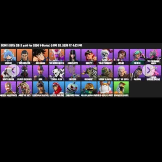 【28 SKINS】 Renegade Raider ✫ Yule Trooper ✫ Son Goku ✫ 250 VB ✫ PSN/PC FULL ACCESS