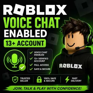 🔥Passport Verified🔥 Voice Chat Enabled🔥 13-15 Age