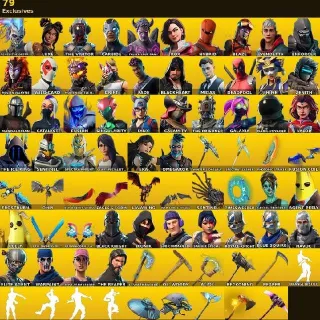202 skins | Leviathan Axe | Floss | Take The L | OG STW | Black Knight | IKONIK | Sparkle Specialist | Royale Knight