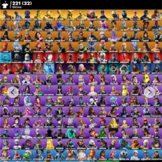 🔥 Fortnite OG Account - 221 skins | OG STW | Travis Scott | Lara Croft | Omegarok | Renegade Raider