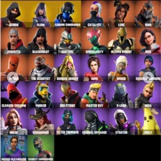🔥 Fortnite OG Account - 32 skins | IKONIK | Glow | Carbon Commando