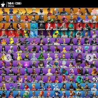 164 skins | Travis Scott | Astro Jack | Gold Brutus | Gold Midas | Naruto Uzumaki | Shady Doggo | Heron Stance Hero |