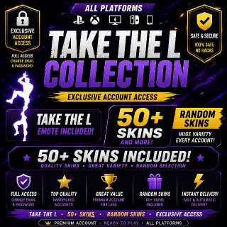 🔥 Fortnite OG Account - 50+ Skins Take The L