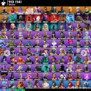 🔥 Fortnite OG Account - 113 skins | Lara Croft | Predator | Godzilla