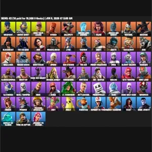 🔥 Fortnite OG Account - 63 🧥 | Take The L | Travis Scott Glider