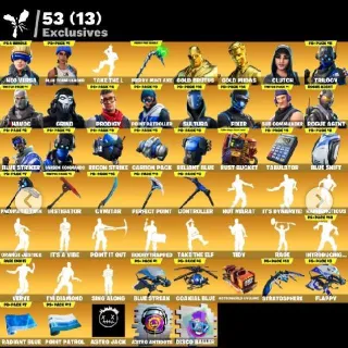 128 SKINS 🔥 ⭐️ NEO VERSA ⭐️ MERRY MINTY AXE ⭐️ TAKE THE L ⭐️ GOLD MIDAS ⭐️ CLUTCH ⭐️