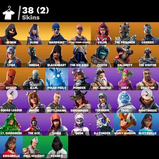 🔥 Fortnite OG Account - 38 skins | OG STW | IKONIK | Glow | Valor | The Prisoner | Carbide | Lynx | Omega | Blackheart