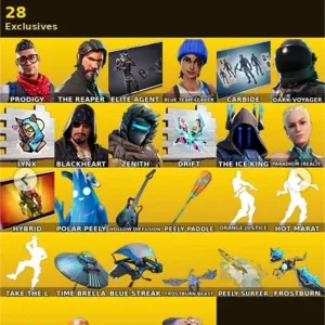 🔥 Fortnite OG Account - 62 Skins | Take The L | The reaper