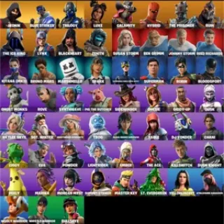 🔥 Fortnite OG Account - 59 skins | IKONIK | Blue Striker | Trilogy | Luxe | Calamity
