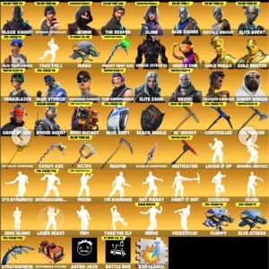 🔥 Fortnite OG Account - 279 SKINS ⚡BLACK KNIGHT⚡IKONIK⚡MERRY MINT