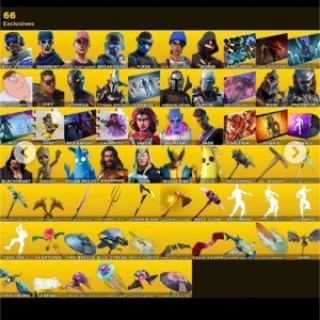 🔥 Fortnite Account - 134 Skins | IKONIK + Take the L