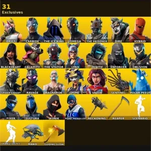 🔥 Fortnite OG Account - 57 skins | IKONIK