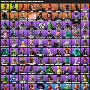 🔥 Fortnite OG Account - 106 skins | Take The L | OG STW | Omega | Rose Team Leader | Warpaint