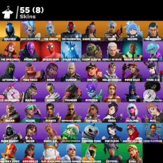 55 skins | Sultura | Ronin | Spider-man