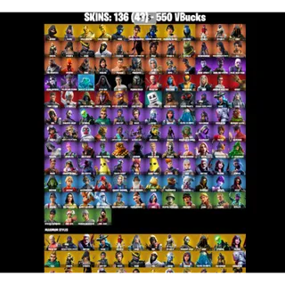 🔥 Fortnite OG Account - 136 🧥 | IKONIK
