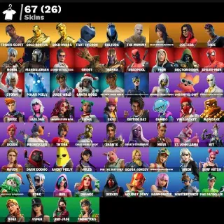 67 skins | Travis Scott