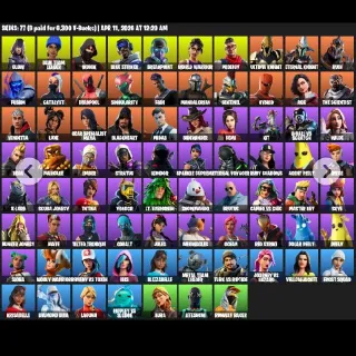 Fortnite OG Account - 77 Skins | IKONIK