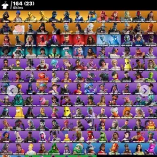 🔥 Fortnite OG Account - 164 skins | IKONIK | Scenario | Chun-Li | Peter Griffin | Omegarok | Renegade Raider