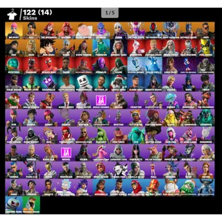 🔥 Fortnite OG Account - 122 Skins Wildcat 🐈
