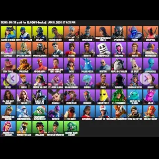🔥 Fortnite OG Account - 65 Skins | Travis Scott 💎