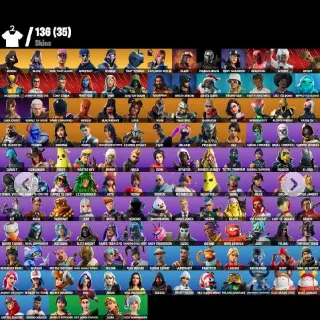 🔥136 Skins🔥OG STW Lvl 100🔥IKONIK🔥Glow🔥Ghoul Trooper🔥Skull Trooper🔥Lara Croft